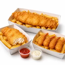 Boxed Fish and Chips