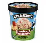 BEN & JERRY'S STRAWBERRY CHEESECAKE