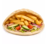 CHIPS SALAD IN PITTA