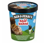 BEN & JERRY'S HALF BAKED 500ML